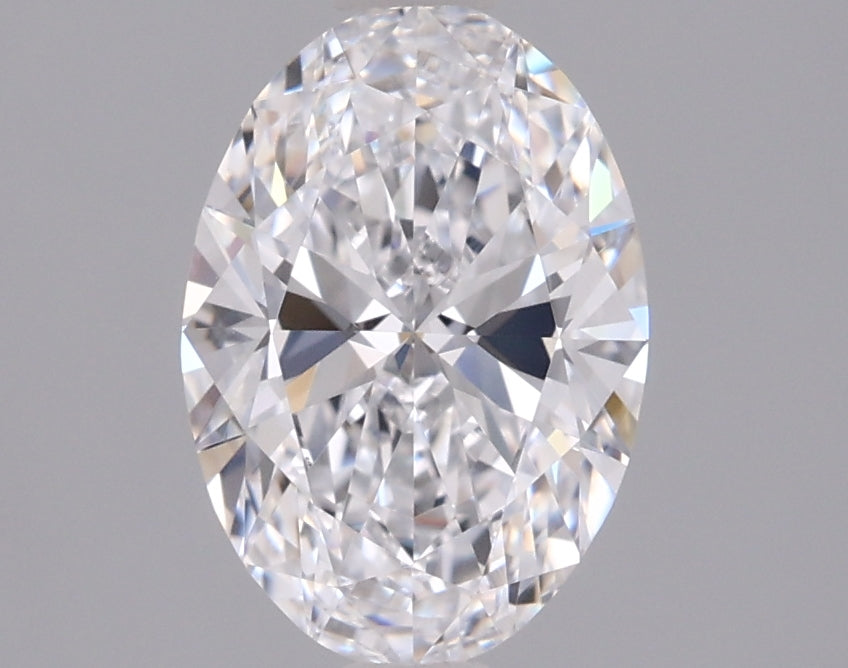 1.23 Carat Oval Shaped, Ideal Cut, D Color, VVS2 Clarity, IGI Certified Lab Grown Diamond