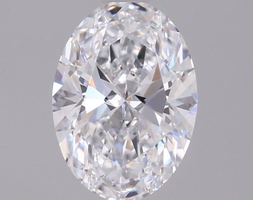1.25 Carat Oval Shaped, Ideal Cut, D Color, VVS1 Clarity, IGI Certified Lab Grown Diamond