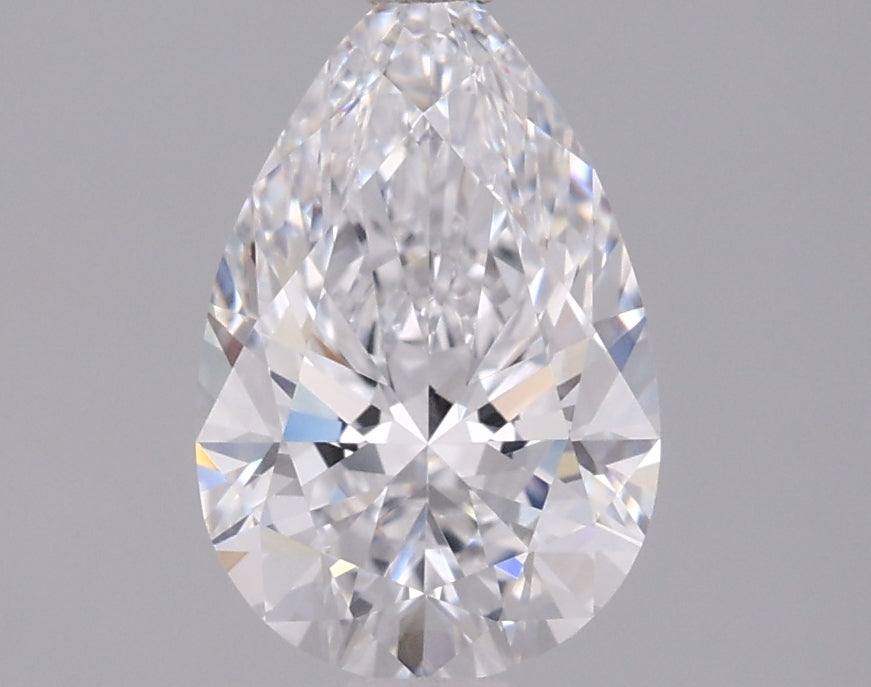 1.29 Carat Pear Shaped, Ideal Cut, D Color, VS2 Clarity, IGI Certified Lab Grown Diamond
