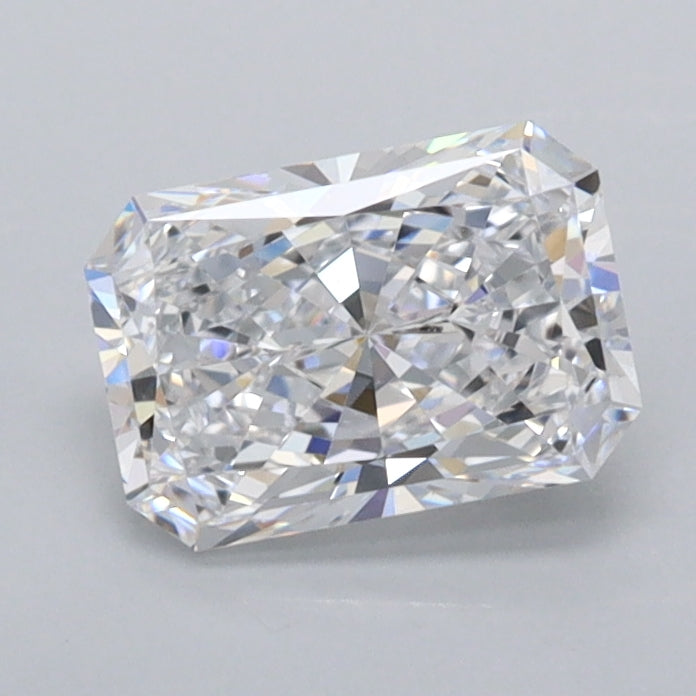 1.02 Carat Radiant Shaped, Ideal Cut, D Color, FL Clarity, IGI Certified Lab Grown Diamond