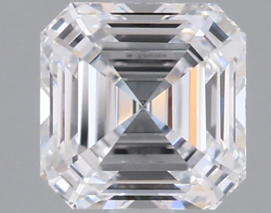 1.05 Carat Asscher Shaped, Ideal Cut, D Color, VVS1 Clarity, IGI Certified Lab Grown Diamond