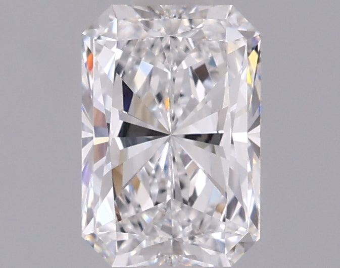 1.00 Carat Radiant Shaped, Excellent Cut, D Color, VVS2 Clarity, IGI Certified Lab Grown Diamond