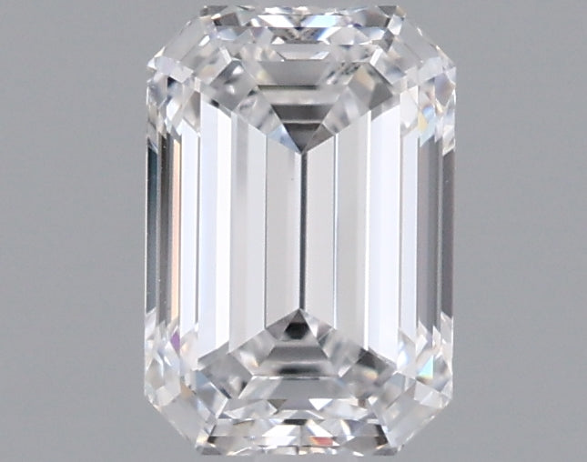 1.02 Carat Emerald Shaped, Ideal Cut, D Color, VVS2 Clarity, IGI Certified Lab Grown Diamond