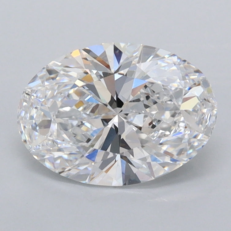 1.35 Carat Oval Shaped, Ideal Cut, D Color, FL Clarity, IGI Certified Lab Grown Diamond