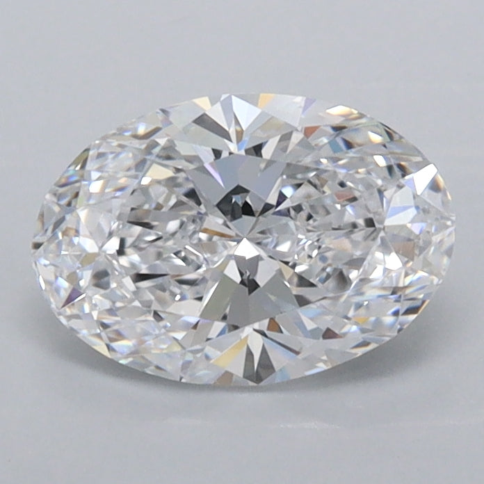 1.07 Carat Oval Shaped, Ideal Cut, D Color, FL Clarity, IGI Certified Lab Grown Diamond