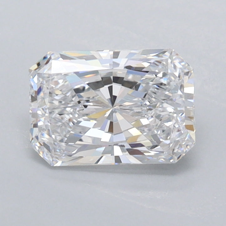0.93 Carat Radiant Shaped, Ideal Cut, D Color, IF Clarity, IGI Certified Lab Grown Diamond