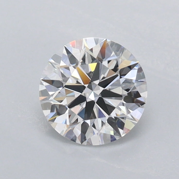 0.69 Carat Round Shaped, Ideal Cut, D Color, IF Clarity, IGI Certified Lab Grown Diamond