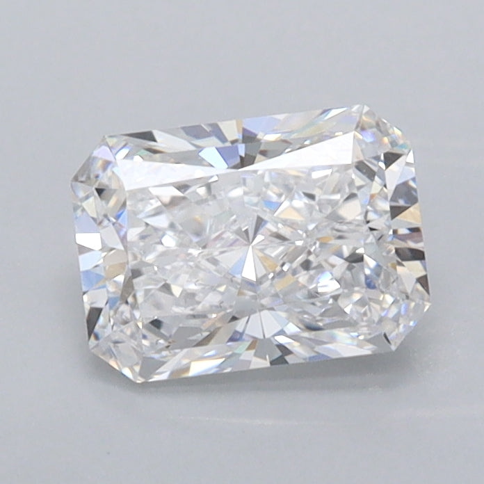0.95 Carat Radiant Shaped, Very Good Cut, D Color, VVS2 Clarity, IGI Certified Lab Grown Diamond