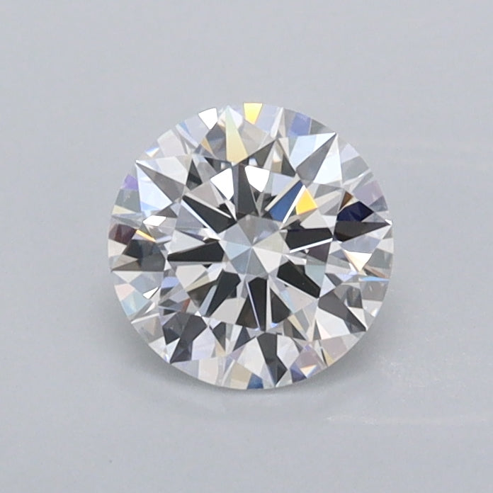 0.59 Carat Round Shaped, Ideal Cut, D Color, VVS1 Clarity, IGI Certified Lab Grown Diamond