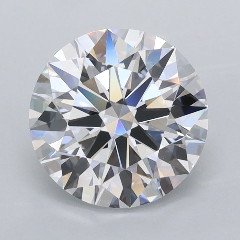 2.15 Carat Round Shaped, Ideal Cut, D Color, FL Clarity, IGI Certified Lab Grown Diamond