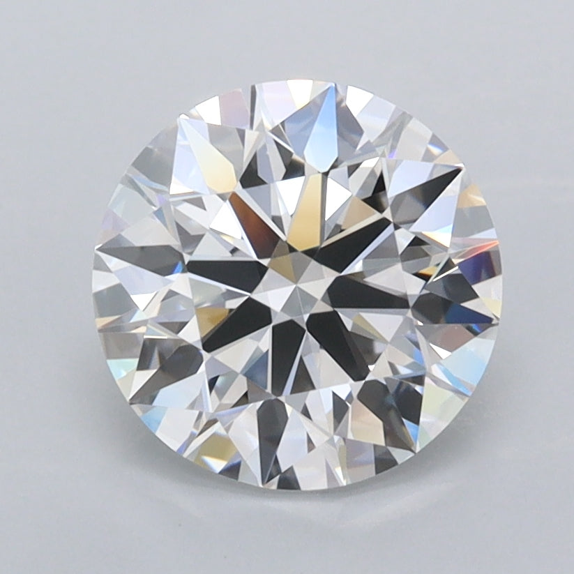 1.98 Carat Round Shaped, Ideal Cut, D Color, FL Clarity, IGI Certified Lab Grown Diamond