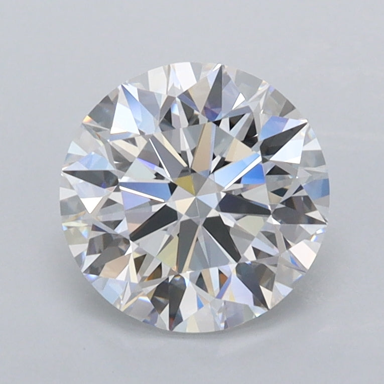 1.51 Carat Round Shaped, Ideal Cut, D Color, FL Clarity, IGI Certified Lab Grown Diamond