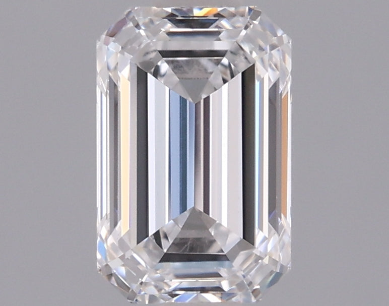 1.07 Carat Emerald Shaped, Ideal Cut, D Color, VVS1 Clarity, IGI Certified Lab Grown Diamond