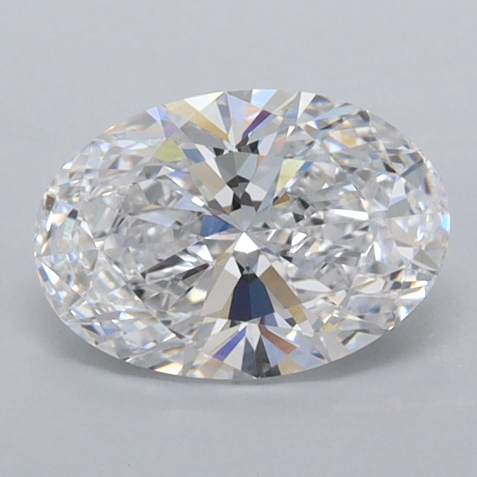 1.05 Carat Oval Shaped, Ideal Cut, D Color, FL Clarity, IGI Certified Lab Grown Diamond