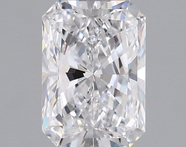 1.05 Carat Radiant Shaped, Excellent Cut, D Color, VVS2 Clarity, IGI Certified Lab Grown Diamond