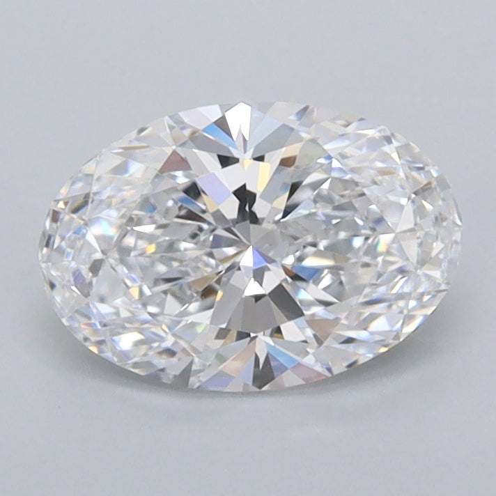 1.04 Carat Oval Shaped, Ideal Cut, D Color, FL Clarity, IGI Certified Lab Grown Diamond