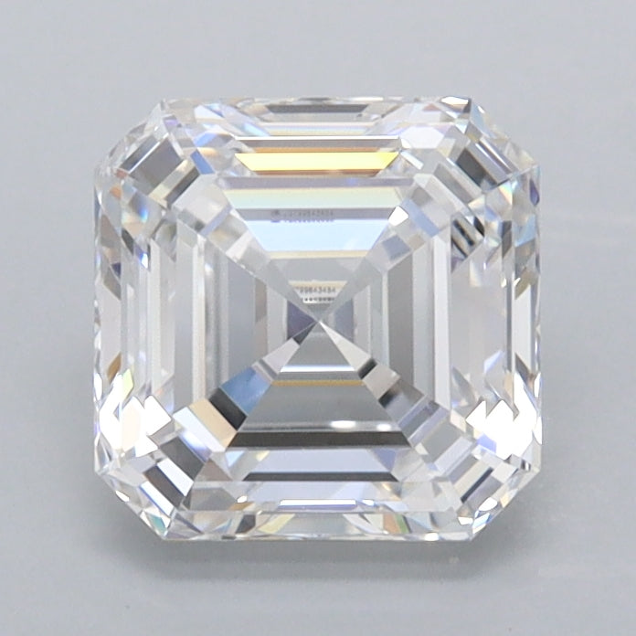 1.59 Carat Asscher Shaped, Ideal Cut, D Color, VVS2 Clarity, IGI Certified Lab Grown Diamond
