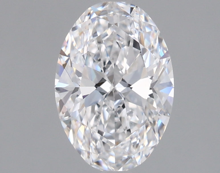 1.07 Carat Oval Shaped, Ideal Cut, D Color, VVS2 Clarity, IGI Certified Lab Grown Diamond