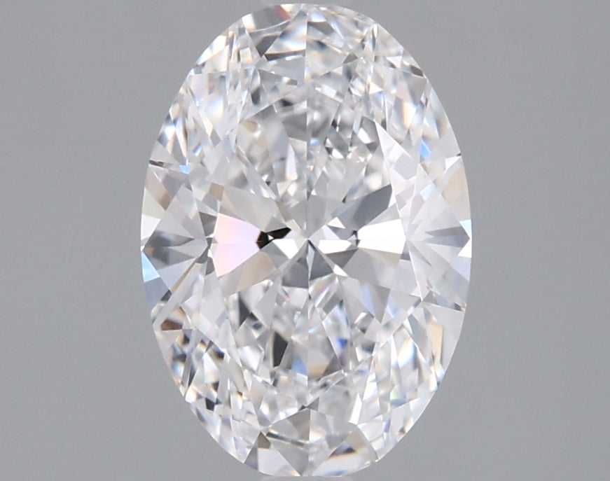 1.51 Carat Oval Shaped, Ideal Cut, D Color, VVS2 Clarity, IGI Certified Lab Grown Diamond