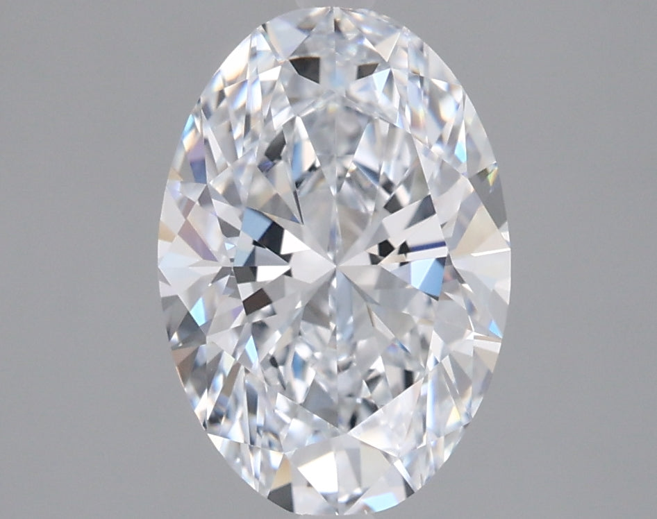 1.95 Carat Oval Shaped, Ideal Cut, E Color, VVS1 Clarity, IGI Certified Lab Grown Diamond