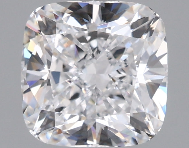 2.01 Carat Cushion Shaped, Ideal Cut, D Color, VVS2 Clarity, IGI Certified Lab Grown Diamond