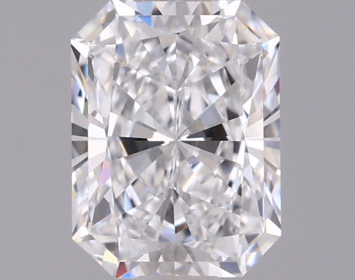 0.92 Carat Radiant Shaped, Ideal Cut, D Color, VVS1 Clarity, IGI Certified Lab Grown Diamond