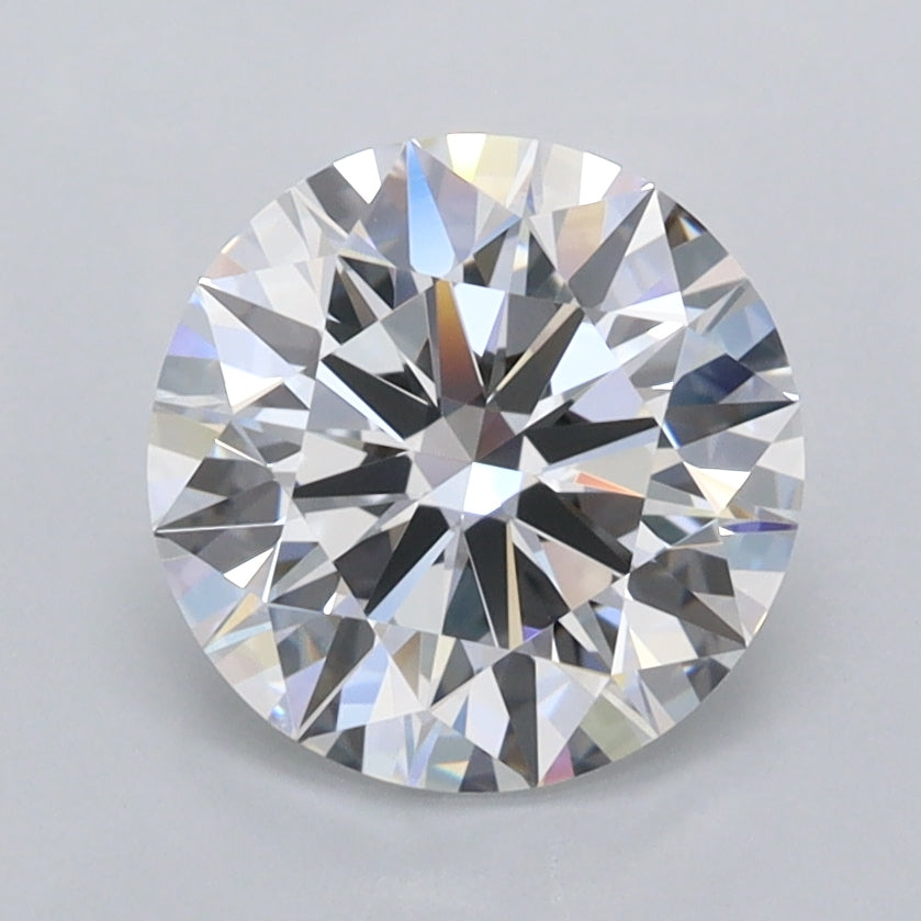 1.87 Carat Round Shaped, Ideal Cut, D Color, FL Clarity, IGI Certified Lab Grown Diamond