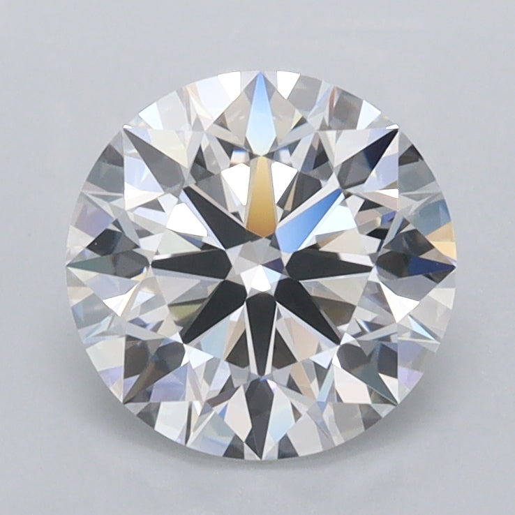 1.65 Carat Round Shaped, Ideal Cut, D Color, FL Clarity, IGI Certified Lab Grown Diamond