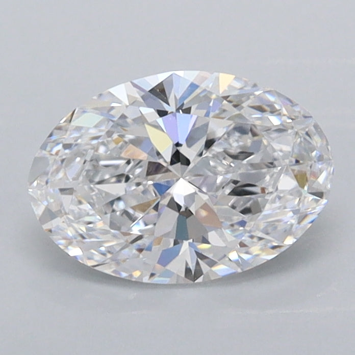 1.00 Carat Oval Shaped, Ideal Cut, D Color, VS1 Clarity, IGI Certified Lab Grown Diamond