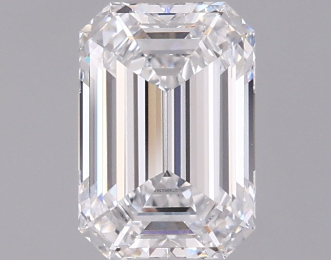1.01 Carat Emerald Shaped, Ideal Cut, D Color, VVS1 Clarity, IGI Certified Lab Grown Diamond