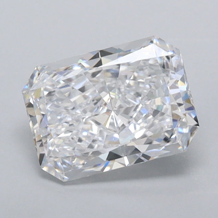 1.03 Carat Radiant Shaped, Ideal Cut, D Color, FL Clarity, IGI Certified Lab Grown Diamond