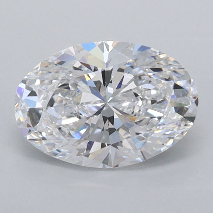 1.06 Carat Oval Shaped, Excellent Cut, D Color, FL Clarity, IGI Certified Lab Grown Diamond