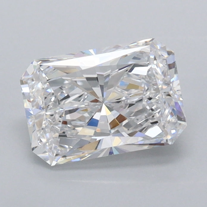 1.04 Carat Radiant Shaped, Ideal Cut, D Color, FL Clarity, IGI Certified Lab Grown Diamond
