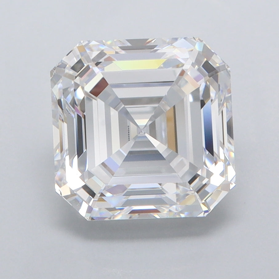 3.05 Carat Asscher Shaped, Ideal Cut, D Color, VVS1 Clarity, IGI Certified Lab Grown Diamond