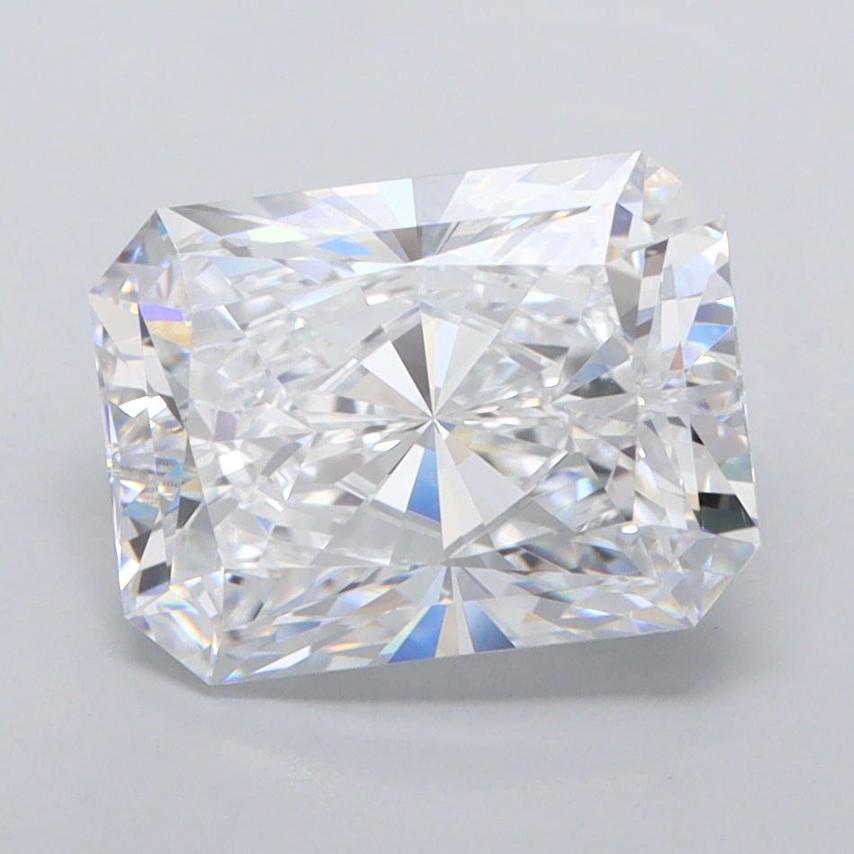 3.02 Carat Radiant Shaped, Ideal Cut, D Color, VS1 Clarity, IGI Certified Lab Grown Diamond