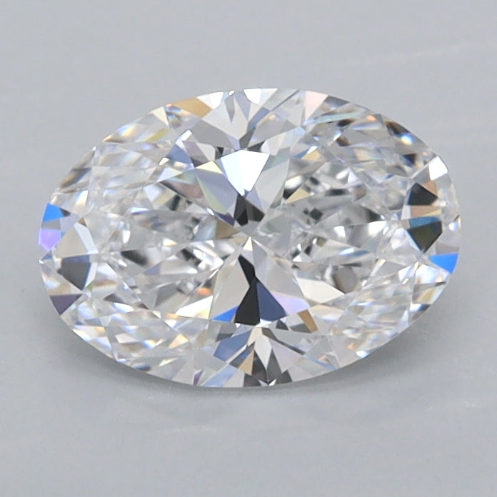 1.06 Carat Oval Shaped, Ideal Cut, D Color, FL Clarity, IGI Certified Lab Grown Diamond