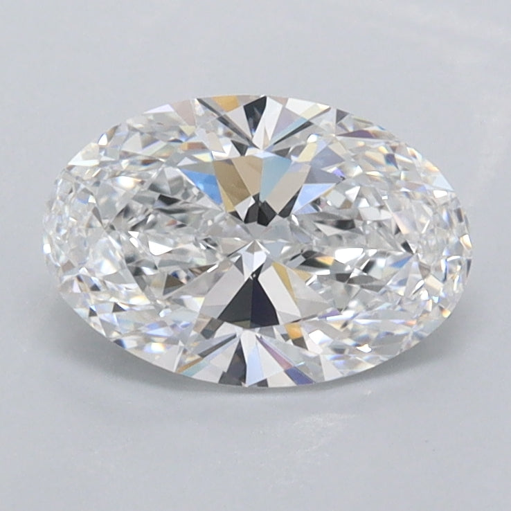 1.18 Carat Oval Shaped, Ideal Cut, D Color, FL Clarity, IGI Certified Lab Grown Diamond