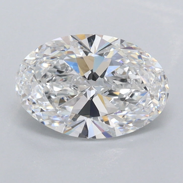 1.02 Carat Oval Shaped, Ideal Cut, D Color, FL Clarity, IGI Certified Lab Grown Diamond