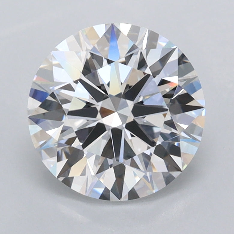 1.84 Carat Round Shaped, Ideal Cut, D Color, FL Clarity, IGI Certified Lab Grown Diamond