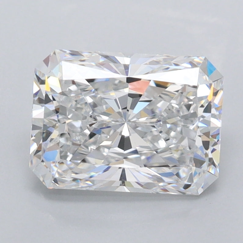 1.27 Carat Radiant Shaped, Ideal Cut, D Color, FL Clarity, IGI Certified Lab Grown Diamond