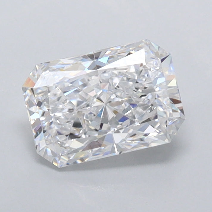 0.97 Carat Radiant Shaped, Ideal Cut, D Color, IF Clarity, IGI Certified Lab Grown Diamond