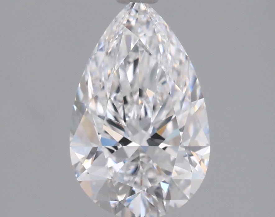 1.41 Carat Pear Shaped, Ideal Cut, D Color, VVS2 Clarity, IGI Certified Lab Grown Diamond