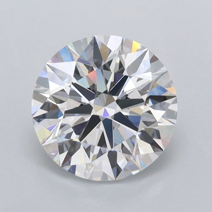 1.26 Carat Round Shaped, Ideal Cut, D Color, FL Clarity, IGI Certified Lab Grown Diamond