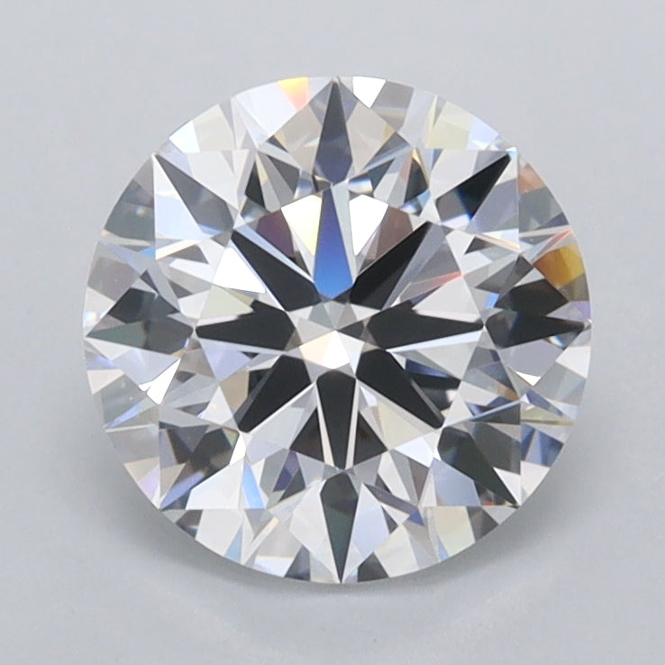 1.65 Carat Round Shaped, Ideal Cut, D Color, FL Clarity, IGI Certified Lab Grown Diamond