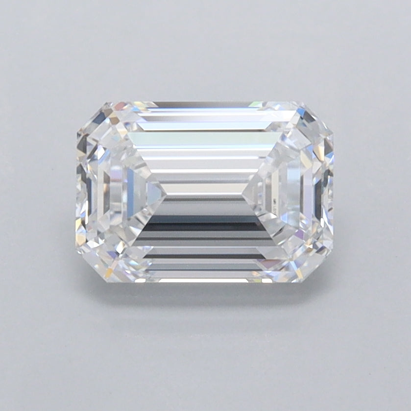 1.22 Carat Emerald Shaped, Ideal Cut, D Color, FL Clarity, IGI Certified Lab Grown Diamond