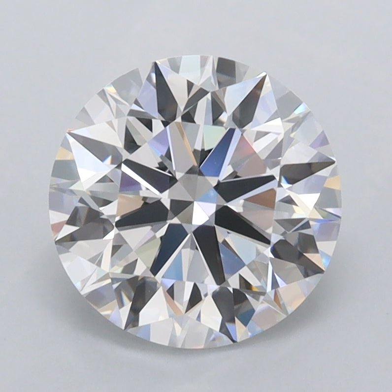 1.98 Carat Round Shaped, Ideal Cut, D Color, FL Clarity, IGI Certified Lab Grown Diamond