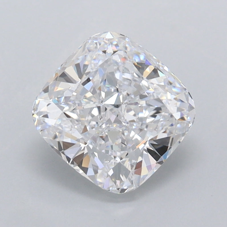 1.51 Carat Cushion Shaped, Ideal Cut, D Color, FL Clarity, IGI Certified Lab Grown Diamond