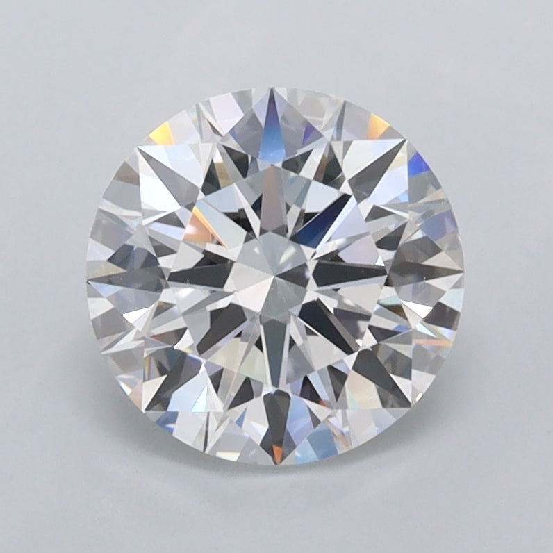 1.51 Carat Round Shaped, Ideal Cut, D Color, FL Clarity, IGI Certified Lab Grown Diamond