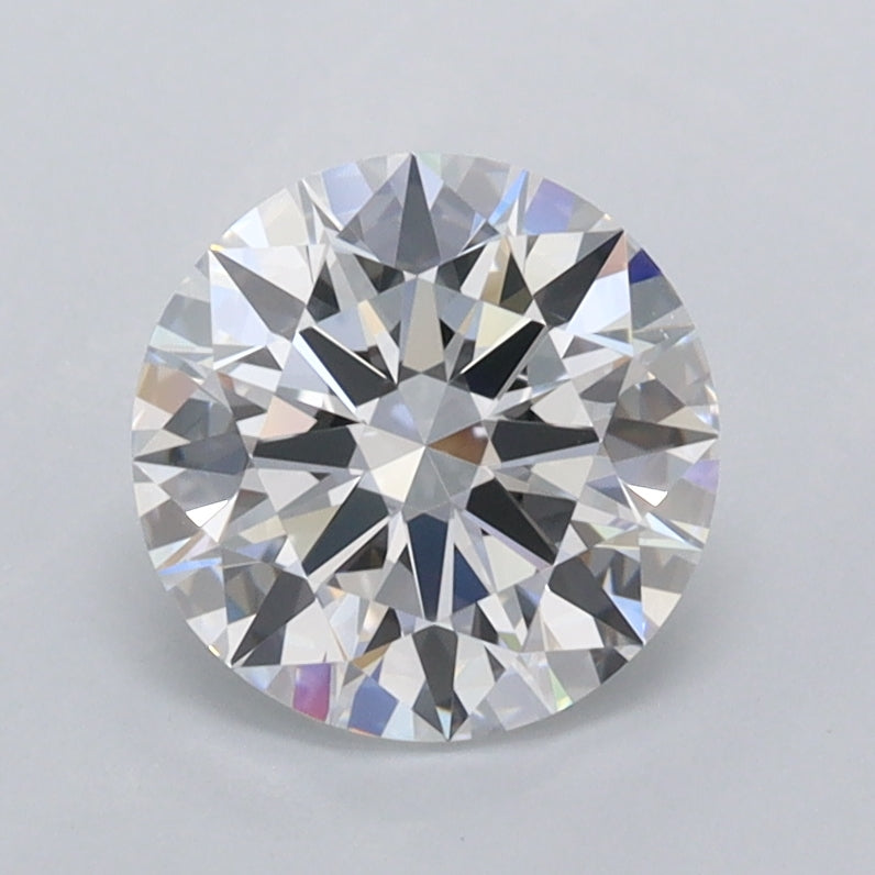 1.40 Carat Round Shaped, Ideal Cut, D Color, FL Clarity, IGI Certified Lab Grown Diamond