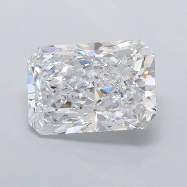 1.00 Carat Radiant Shaped, Excellent Cut, D Color, FL Clarity, IGI Certified Lab Grown Diamond